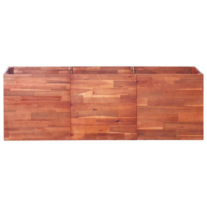 Arriate De Madera De Acacia 150x50x50 Cm_0