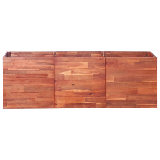 Arriate De Madera De Acacia 150x50x50 Cm_0