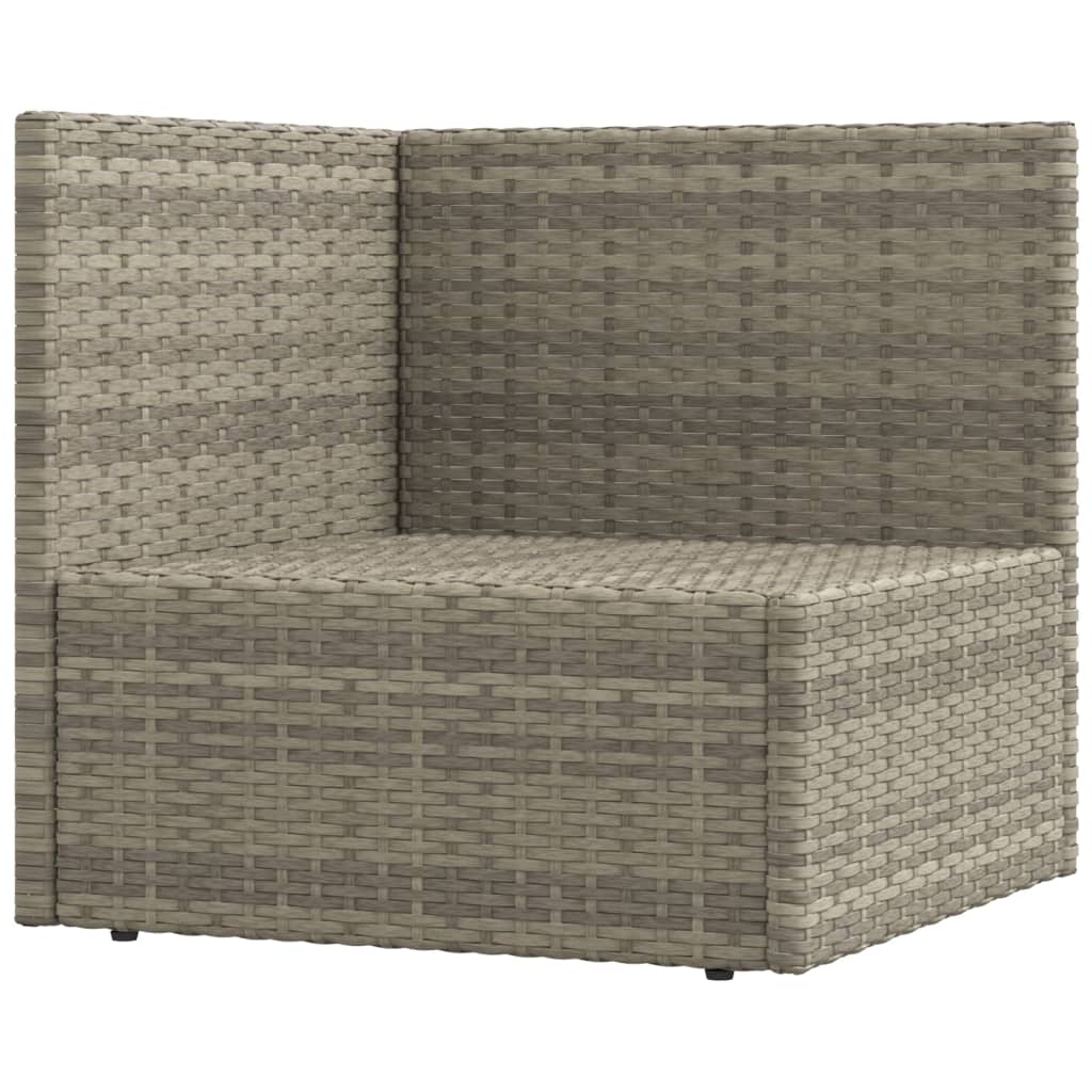 Vidaxl Set De Muebles De Jardín 9 Pzas Y Cojines Ratán Sintético Gris_4