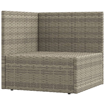 Vidaxl Set De Muebles De Jardín 8 Pzas Y Cojines Ratán Sintético Gris_4