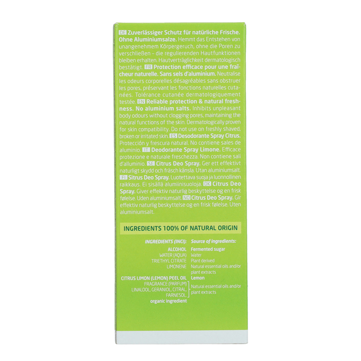 Desodorizante Cítrico Weleda 100 ml