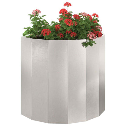 Jardinera Plateado 60 X 30 X 50 Cm Acero Inoxidable_2