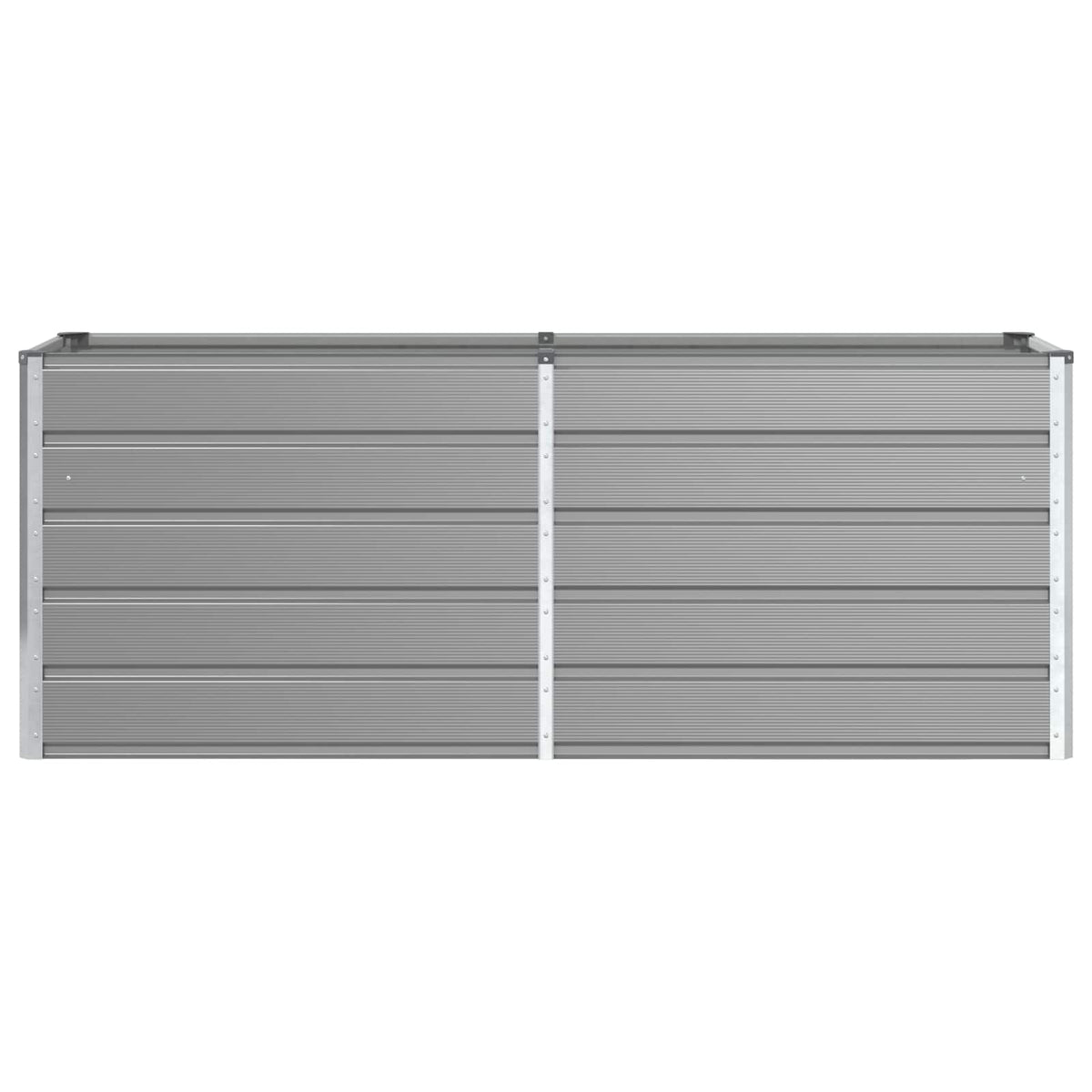 Jardinera Gris Claro 195 X 50 X 75 Cm Acero Galvanizado_3