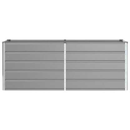 Jardinera Gris Claro 195 X 50 X 75 Cm Acero Galvanizado_3
