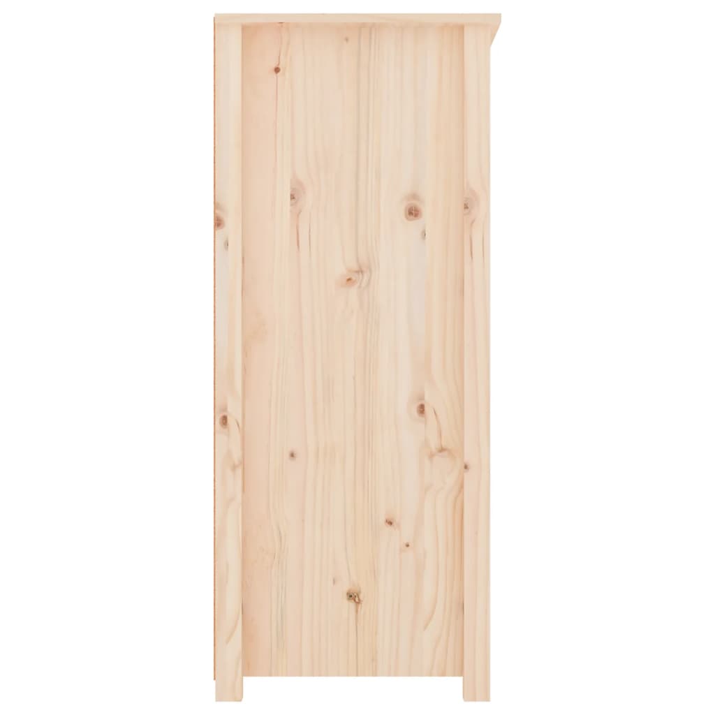 Aparador De Madera Maciza De Pino 83x41,5x100 Cm / Vetonek_2