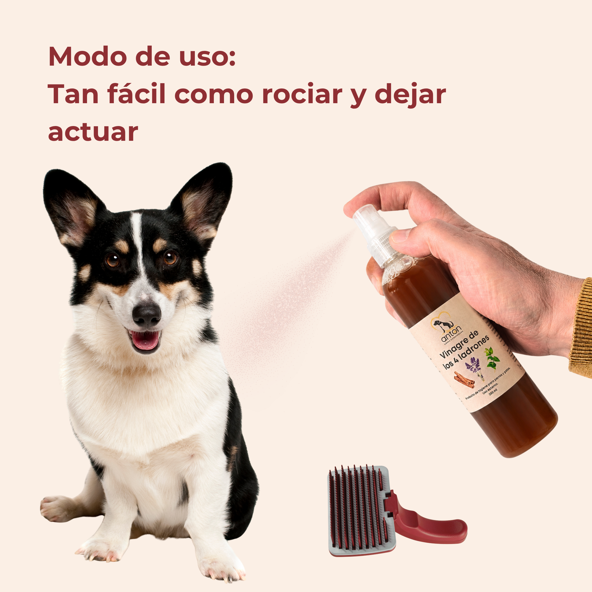 Vinagre de los 4 Ladrones para Perros y Gatos – 250ml_5