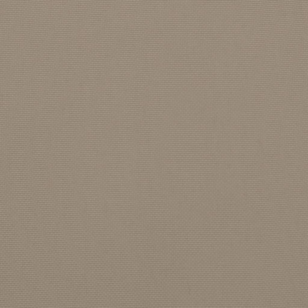 Vidaxl Cojín De Banco De Jardín Tela Oxford Gris Taupé 110x50x7 Cm_5