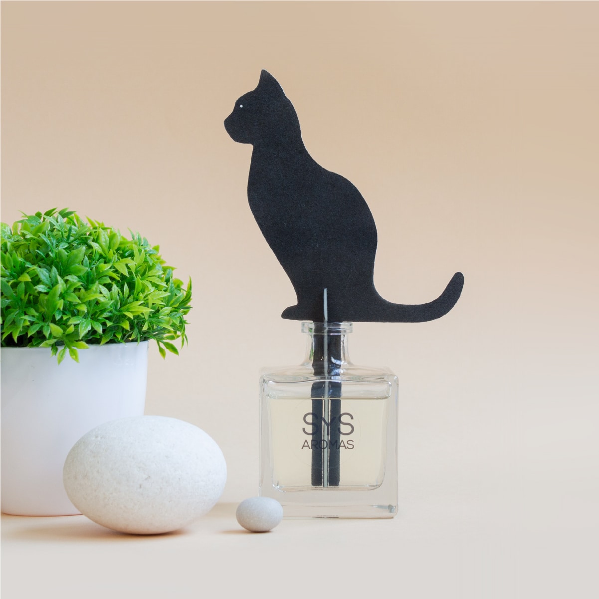 Difusor De Varillas Gato Wild Animal 90 Ml | Aroma Fresco Y Natural | Mikado Decorativo | Ambiente Acogedor_1