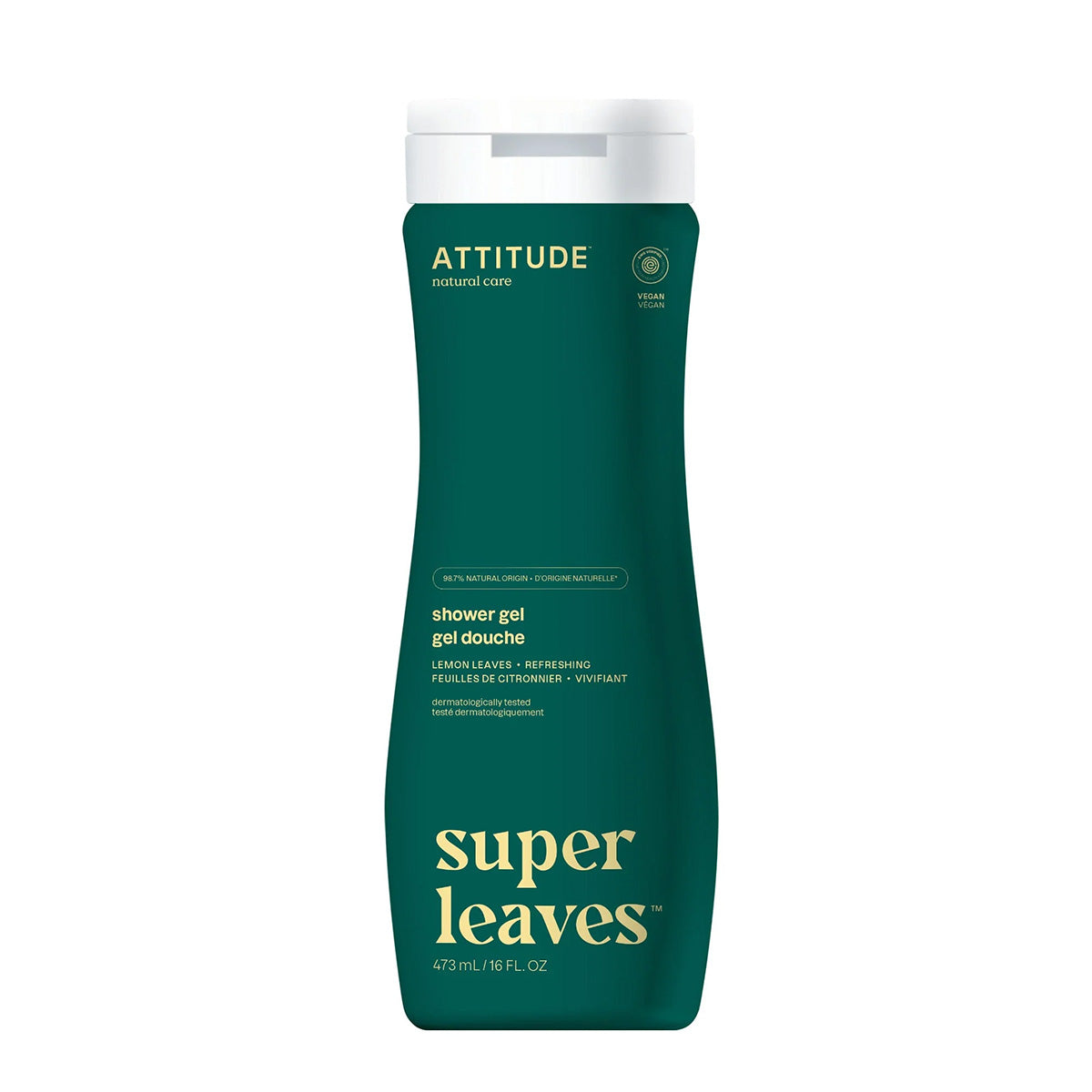 Gel de Banho Super Leaves Refrescante Folhas de Limão Attitude 473 ml