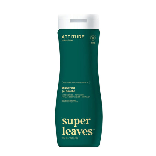 Gel de Banho Super Leaves Refrescante Folhas de Limão Attitude 473 ml
