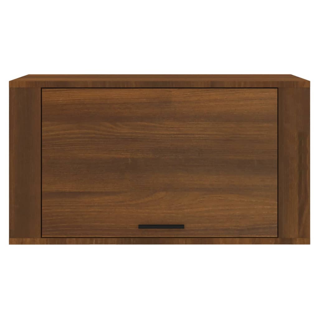 Mueble Zapatero Pared Madera Pino Marrón Roble 70x35x38 Cm / Vetonek_2