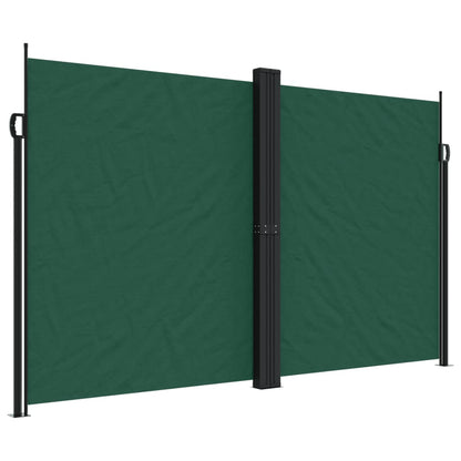 Vidaxl Toldo Lateral Retráctil Verde Oscuro 200x1000 Cm_0