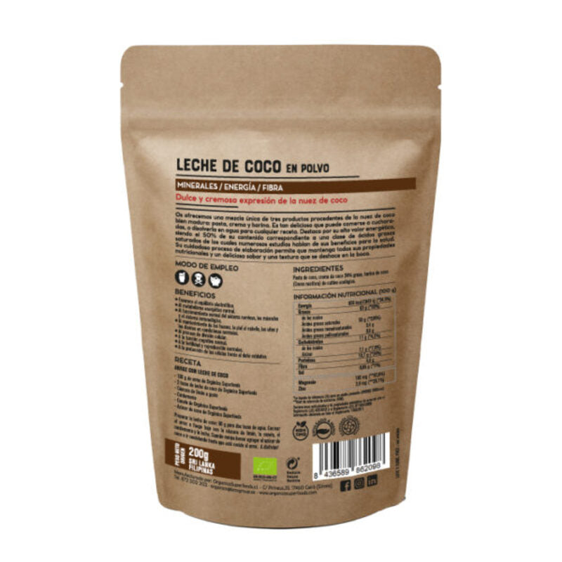 Leche De Coco En Polvo Sin Gluten Bio_1