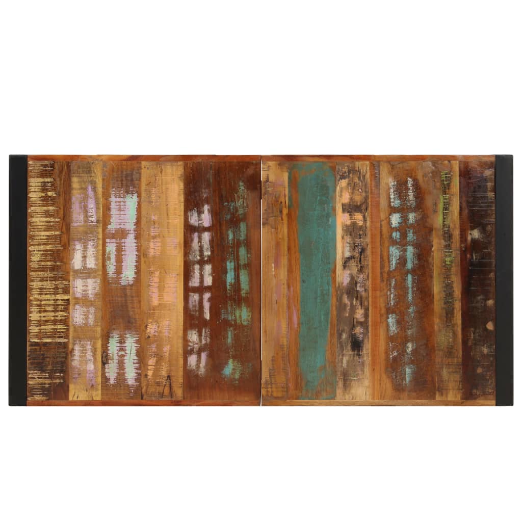 Mesa De Comedor De Madera Maciza Reciclada 140x70x75 Cm_2