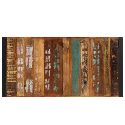 Mesa De Comedor De Madera Maciza Reciclada 140x70x75 Cm_2