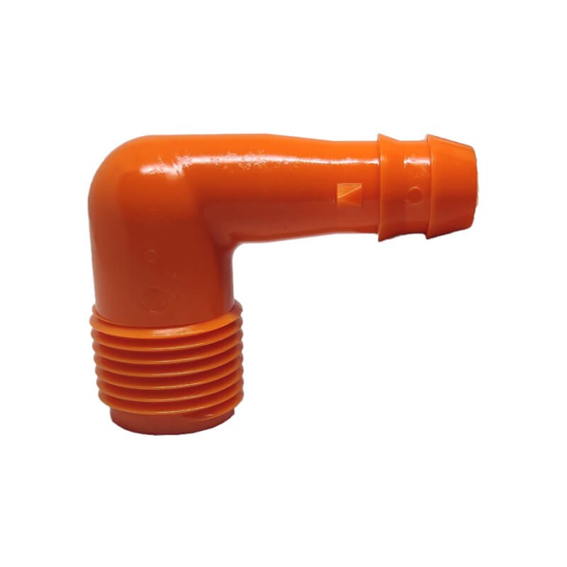 Codo Estriado 16mm A Rosca Macho Dawn - 16mm X 1/2_0