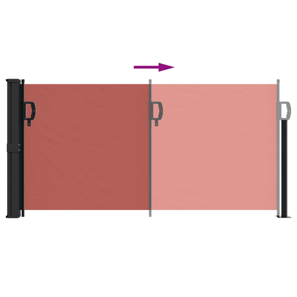 Vidaxl Toldo Lateral Retráctil Terracota 100x300 Cm_4