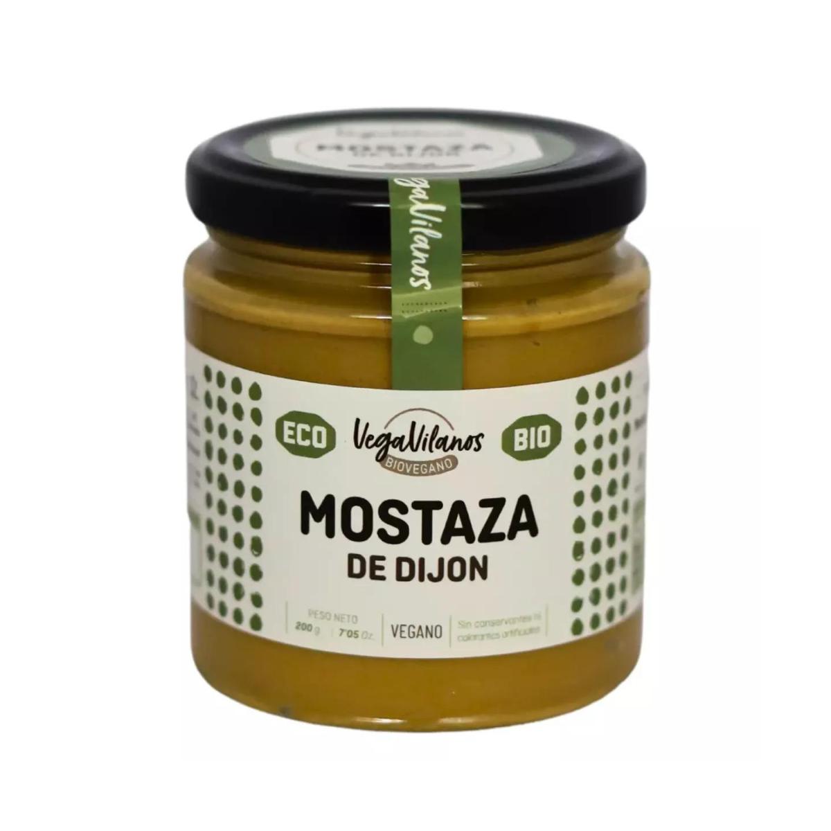 Mostarda Dijon Biológica VegaVilanos 200 g