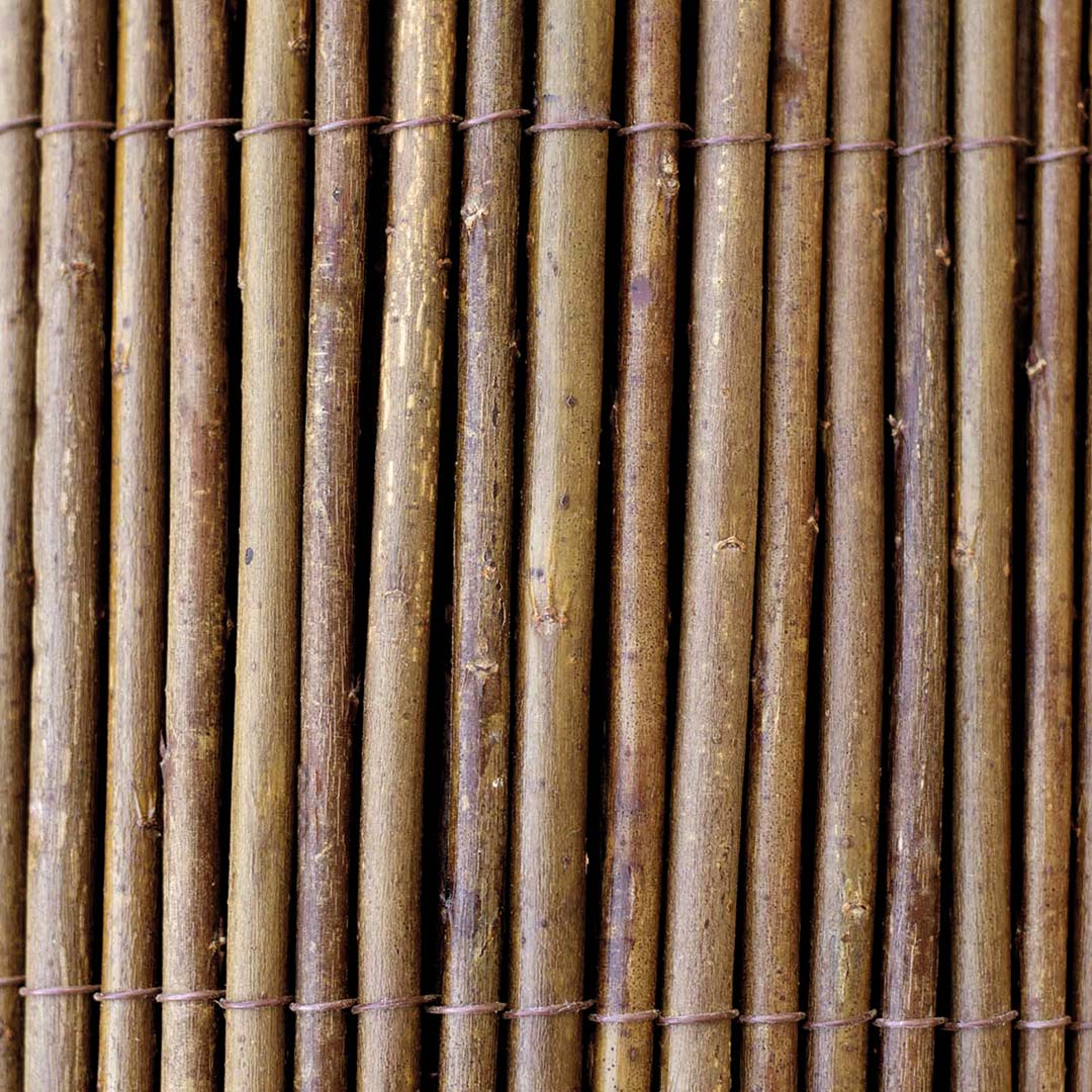 Varillas De Mimbre Natural Con Alambre Plastificado - Resistencia Y Estilo 2x3 M / Multicolor_1