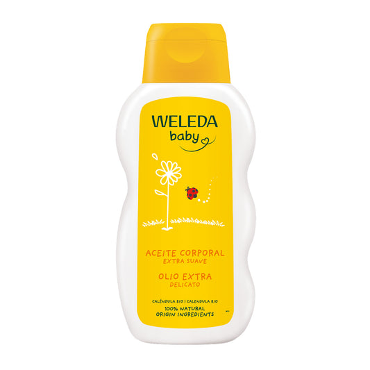 Óleo Corporal de Calêndula Weleda Baby, 200ml