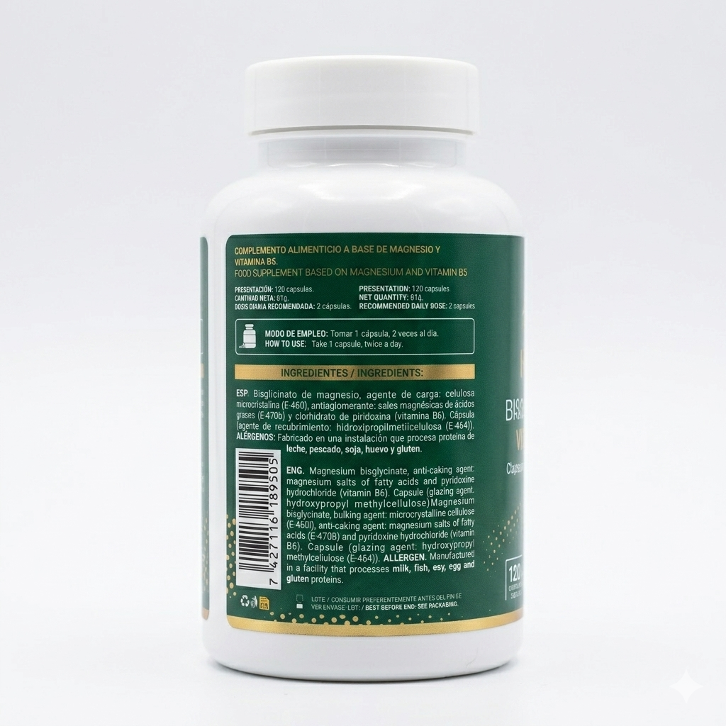 Magnesio Bisglicinato Efne – Sueño, Relajación Y Energía Natural_3