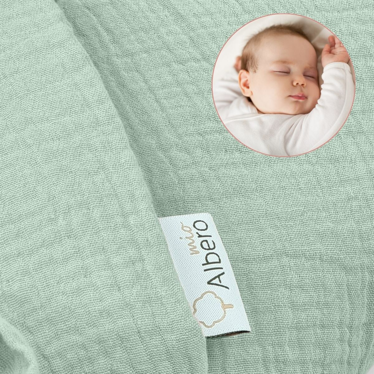 Saco Entretiempo De Muselina Portabebé Grupo 0 Salvia_3