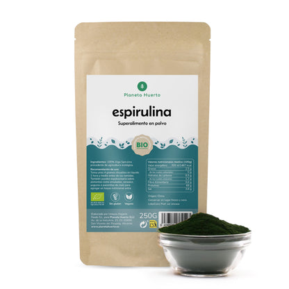 Spirulina em pó ECO Planeta Huerto 200 gr
