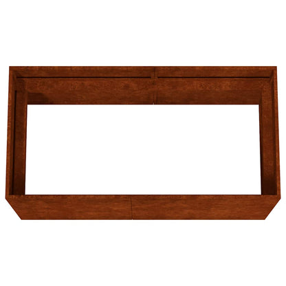 Maceta De Acero Corten 80x40x40 Cm_4