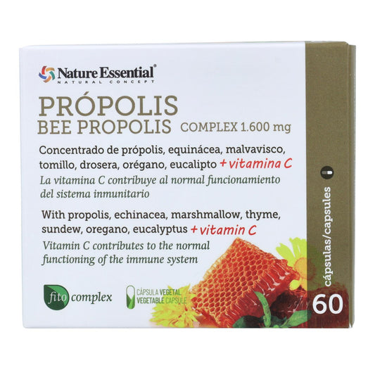 Complexo de Própolis Nature Essential 1600 mg, 60 cápsulas
