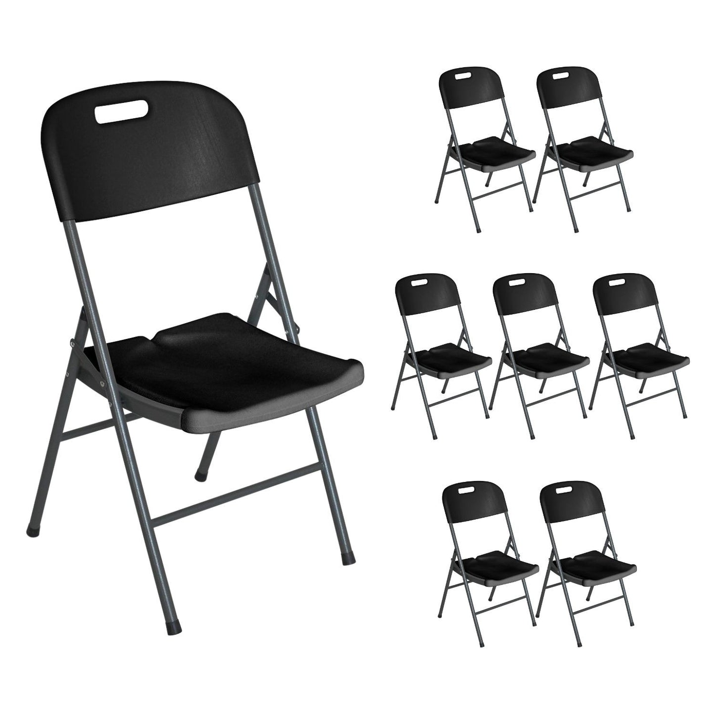 Pack 8 Sillas Plegables Con Asa 47x58x87cm O91_0