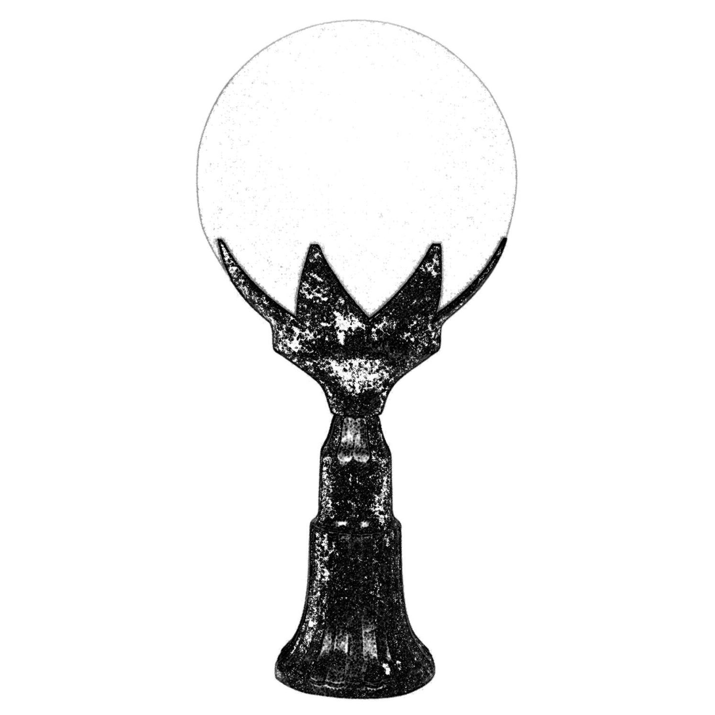 Aplique De Pared Para Exterior, Abs , Marrón, 25x25x55, Casquillo E 27 Max 60 W