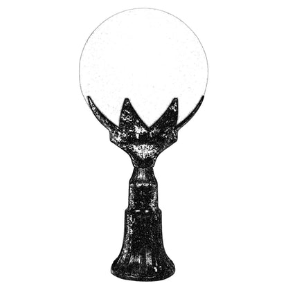 Aplique De Pared Para Exterior, Abs , Marrón, 25x25x55, Casquillo E 27 Max 60 W