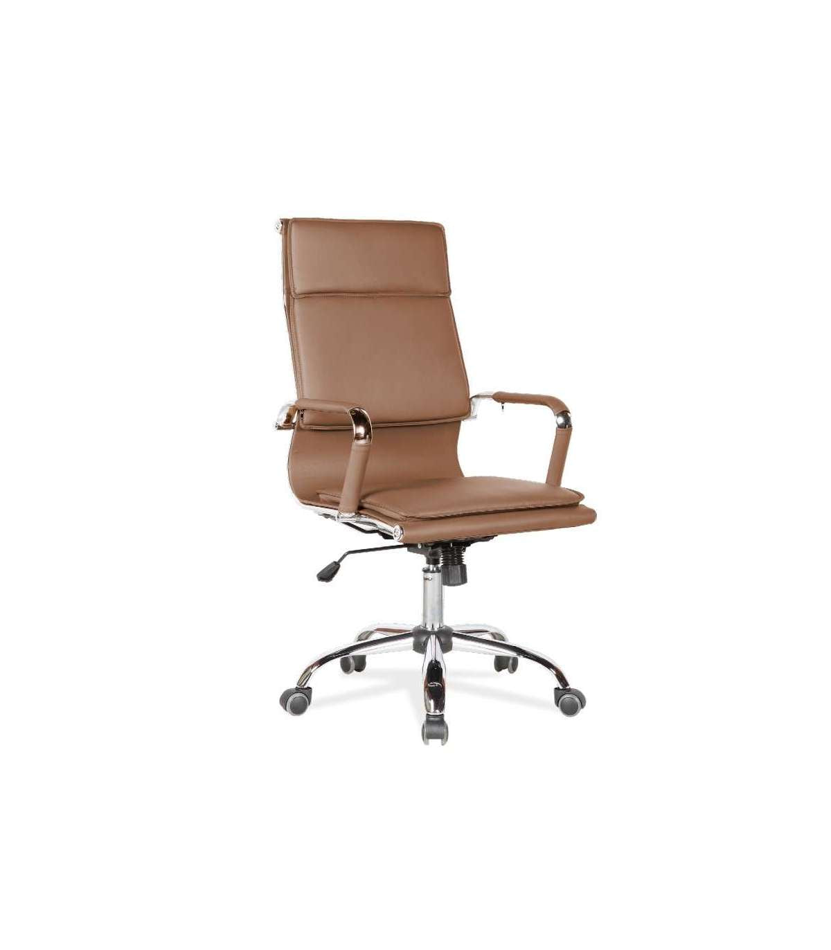 Silla De Oficina Jana En Marron. Alto: 106-114. Ancho: 55. Fondo: 65._0