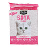 Kit de areia para gatos Eco SoyaClump - Areia para gatos morango 7 L