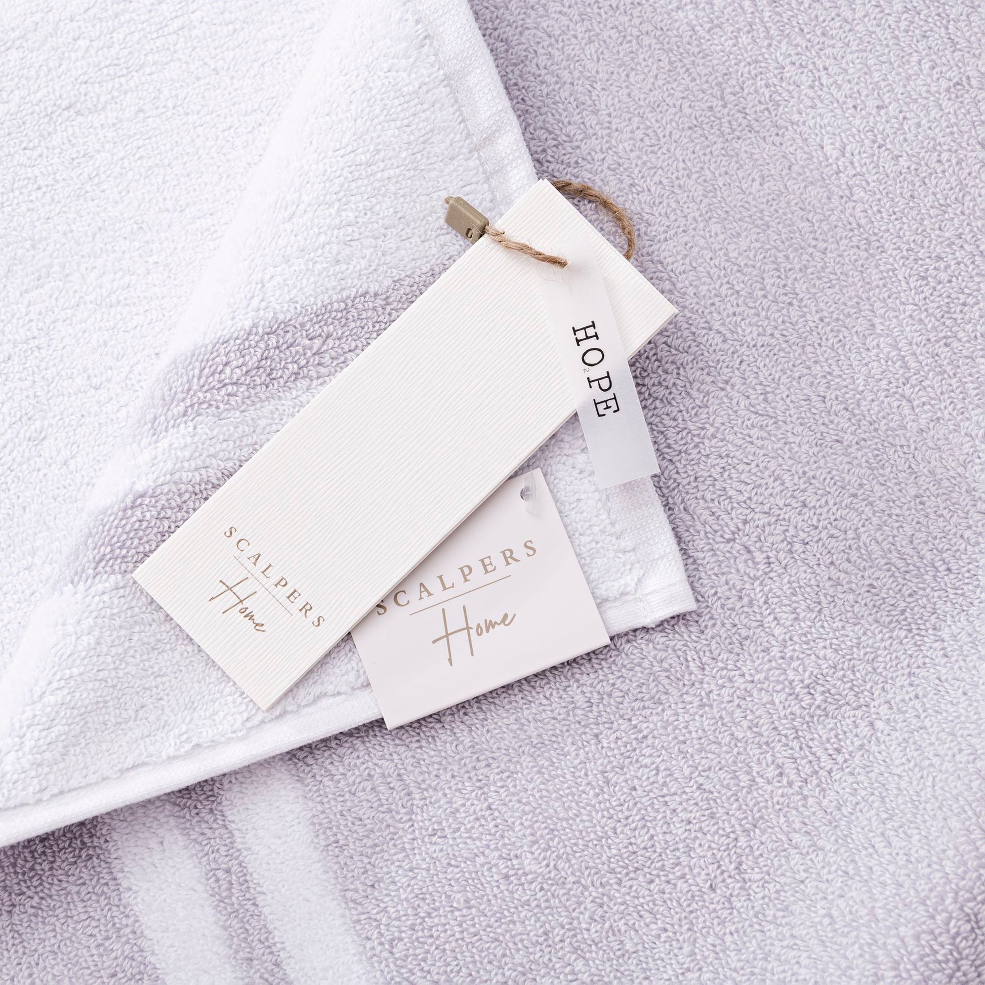 Alfombrilla De Baño 50x80cm En Algodón Blanco Con Rayas Scalpers Home