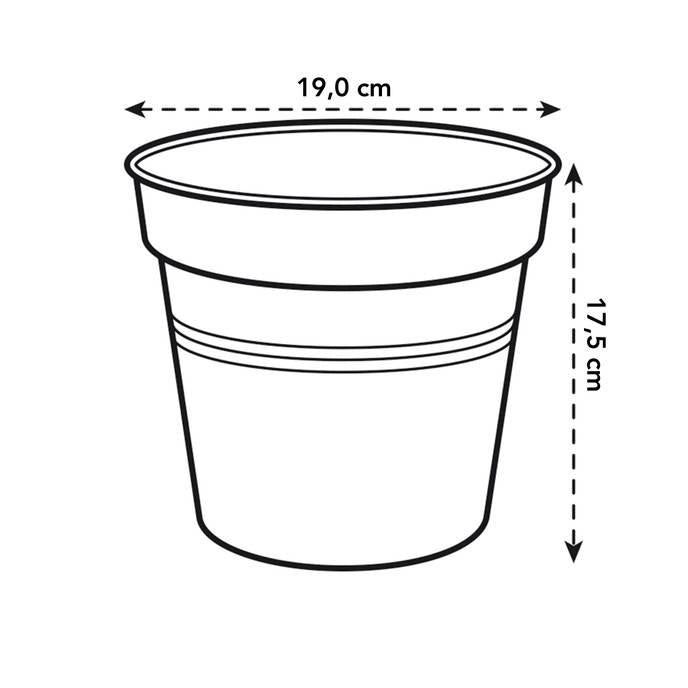 Green Basics Elho Vaso Verde 21 cm
