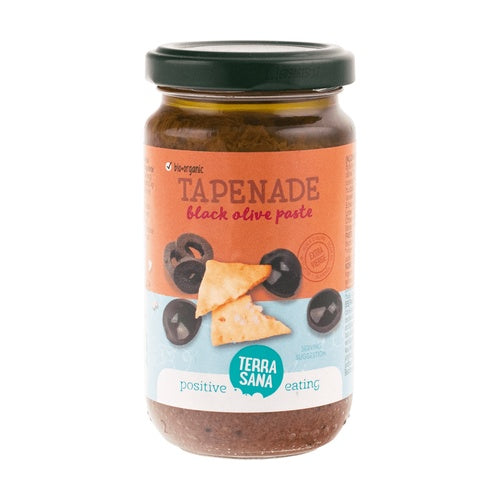 Tapenade de azeitona preta Terrasana 180 g