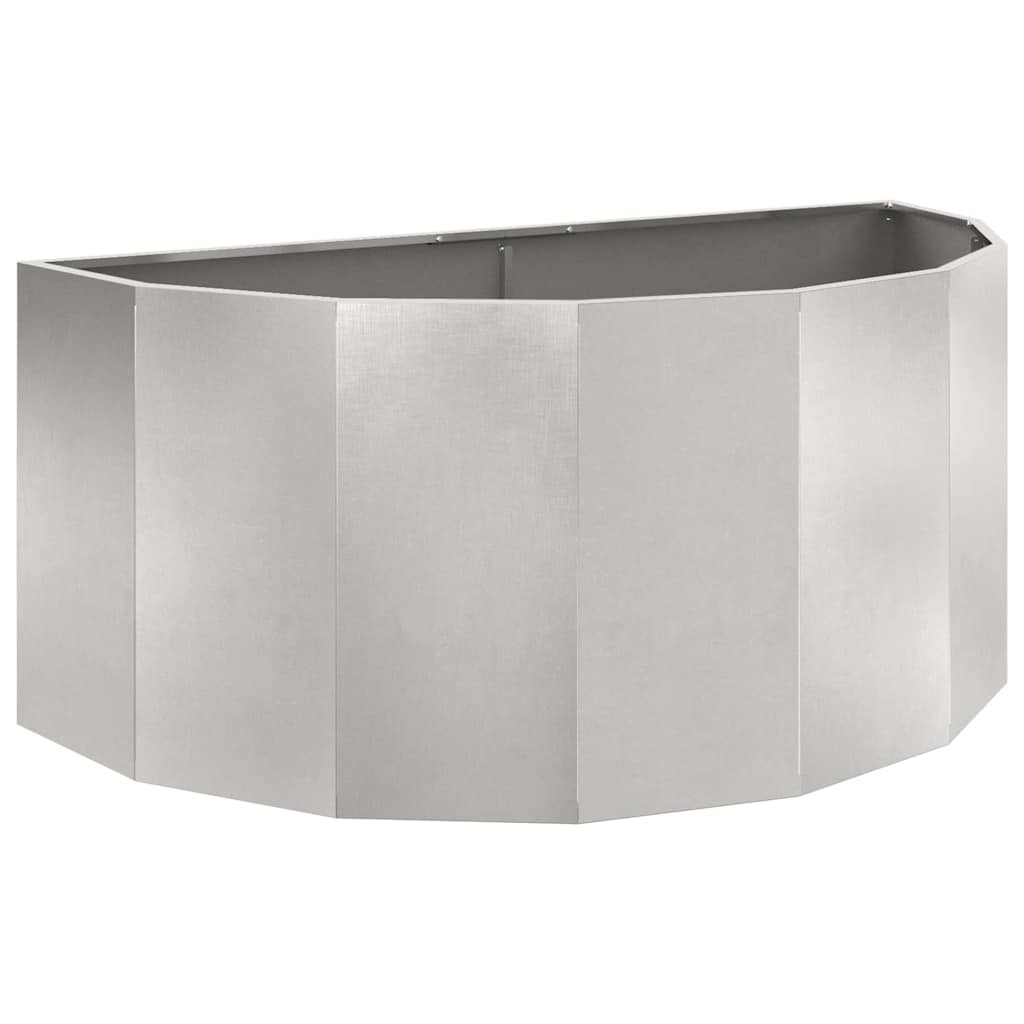 Jardinera Plateado 120 X 60 X 50 Cm Acero Inoxidable_0