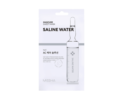 Missha Mascure Ac Care Solution Sheet Mask [nacl] (28ml) - Mascarilla Agua Salina_0
