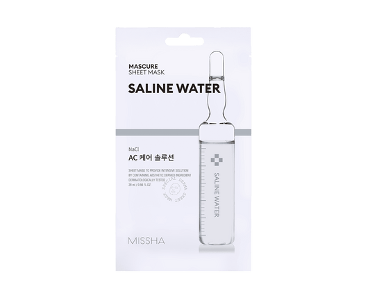 Missha Mascure Ac Care Solution Sheet Mask [nacl] (28ml) - Mascarilla Agua Salina_0