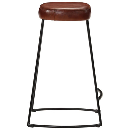Taburetes De Bar 2 Uds Marrón Oscuro 41x29x62 Cm_2
