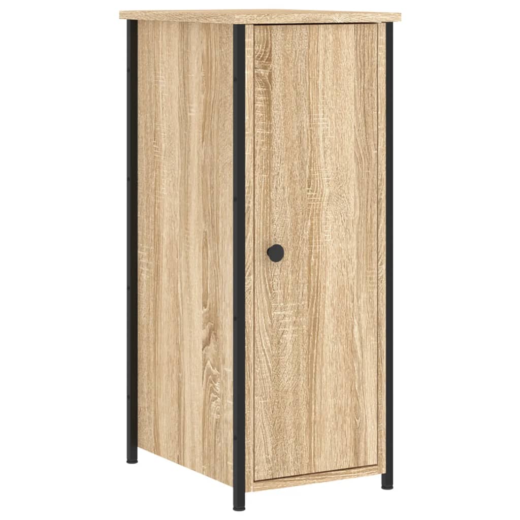 Mesitas Noche 2 Uds Madera Ingeniería Roble Sonoma 32x42x80 Cm_3