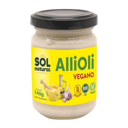 Vegan Alioli Sem Glúten Bio Sol Natural 140 g