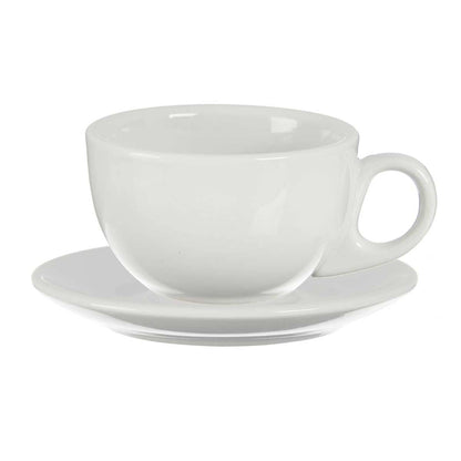 Set 6 Tazas Cafe Porcelana Blanca Con Pl Colección Vessia_2