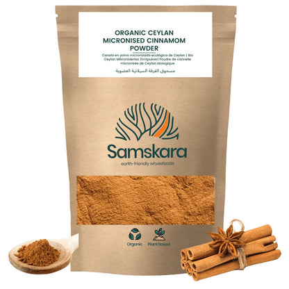 Canela De Ceilán En Polvo Bio - 150g | Superalimento Ecológico Vegano Para Batidos, Smoothies Y Zumos_0