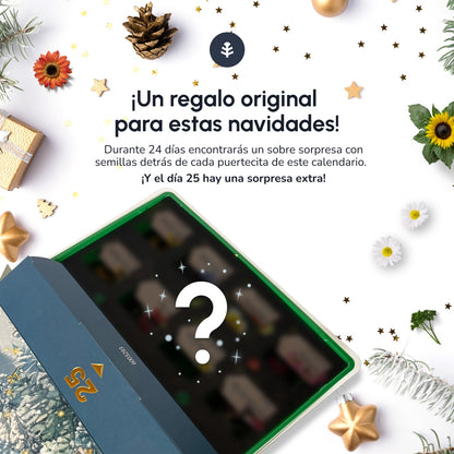 Calendário do Advento de Sementes com Mini Estufa Planeta Huerto