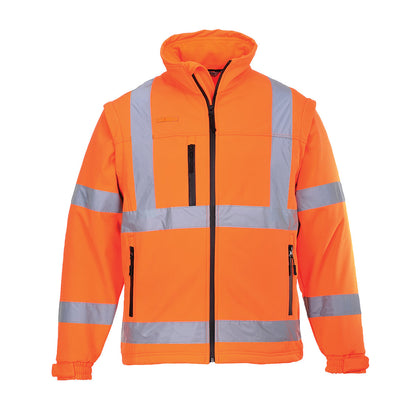Softshell 2 En 1 De Alta Visibilidad (3 Capas) / Xl / Naranja_0