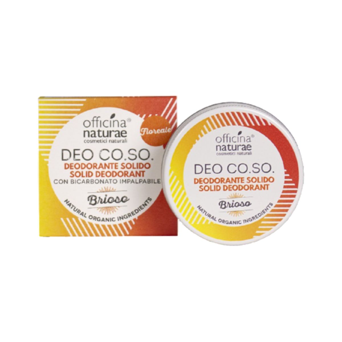 CO.SO. Brioso Desodorizante Sólido 50 ml Vegan Ecológico