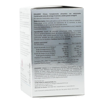 Equazen Chews Vitae Mastigável 60 Cápsulas