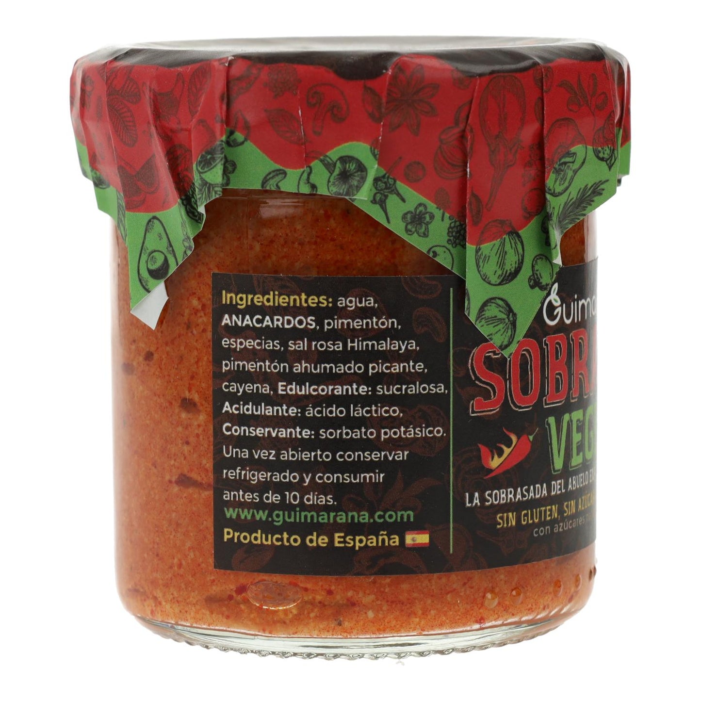 Sobrasada vegan picante de guimarana 130 g